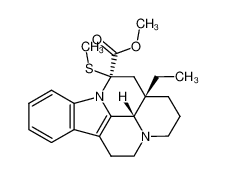 14-methylsulfanyl-14,15-dihydro-eburnamenine-14-carboxylic acid methyl ester | Cas NO.68353-44-6 第1张
