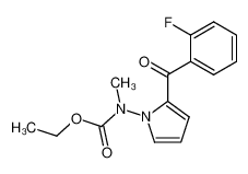 (2-(2-fluorobenzoyl)-1H-pyrrol-1-yl)methylcarbamic acid ethyl ester | Cas NO.97219-47-1 第1张
